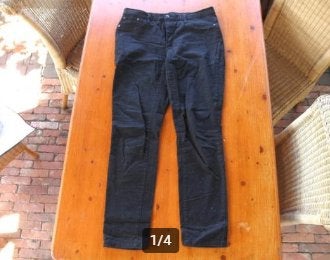 Zwarte lange broek. Merk: Geisha Jeans Collection. Maat: XL., Geisha, Zwart, Maat 46/48 (XL) of groter, Ophalen of Verzenden