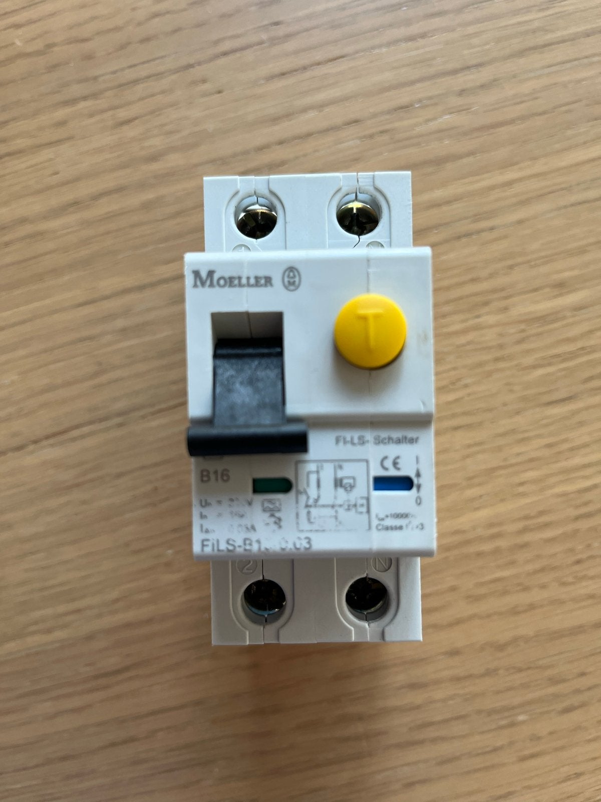 Moeller FI-LS Schalter B16 Aardlekautomaat, Ophalen, Gebruikt, Overige merken, Aardlekautomaat