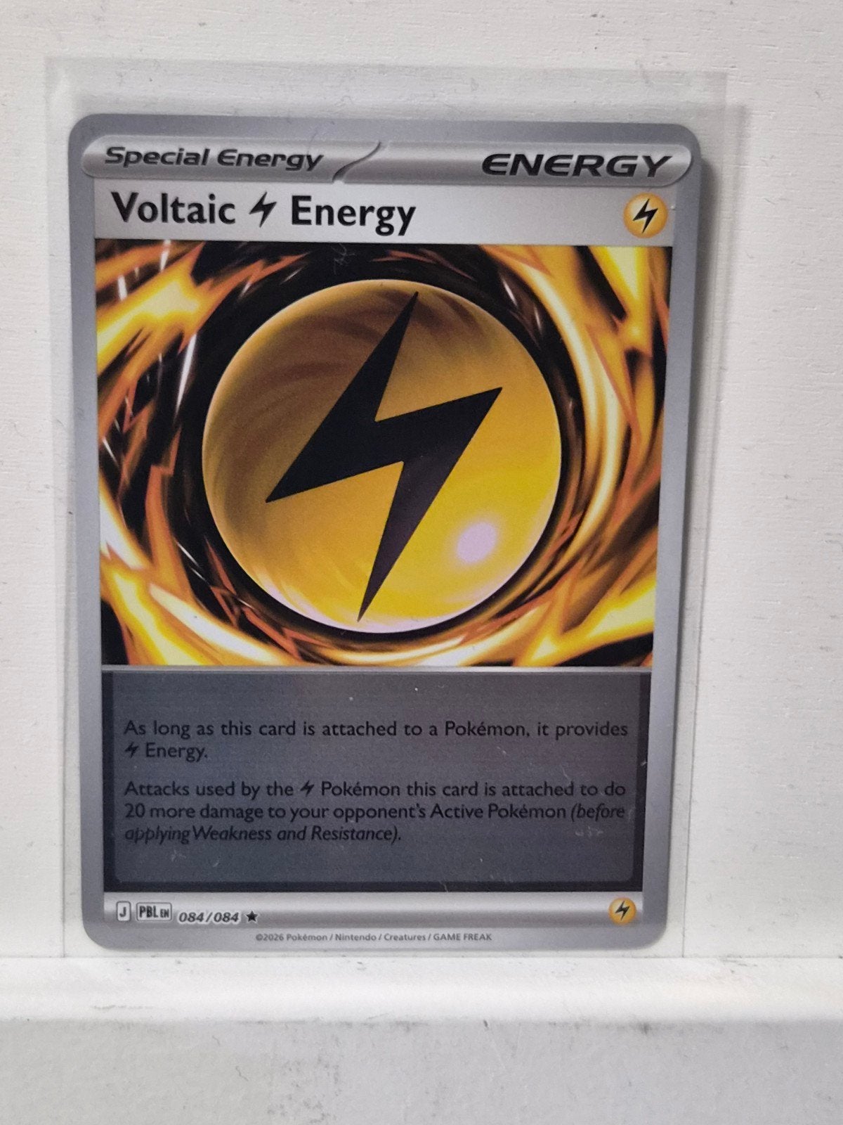 Voltaic Energy 084/084 Special Energy Pokémon Kaart, Ophalen of Verzenden, Nieuw, Losse kaart