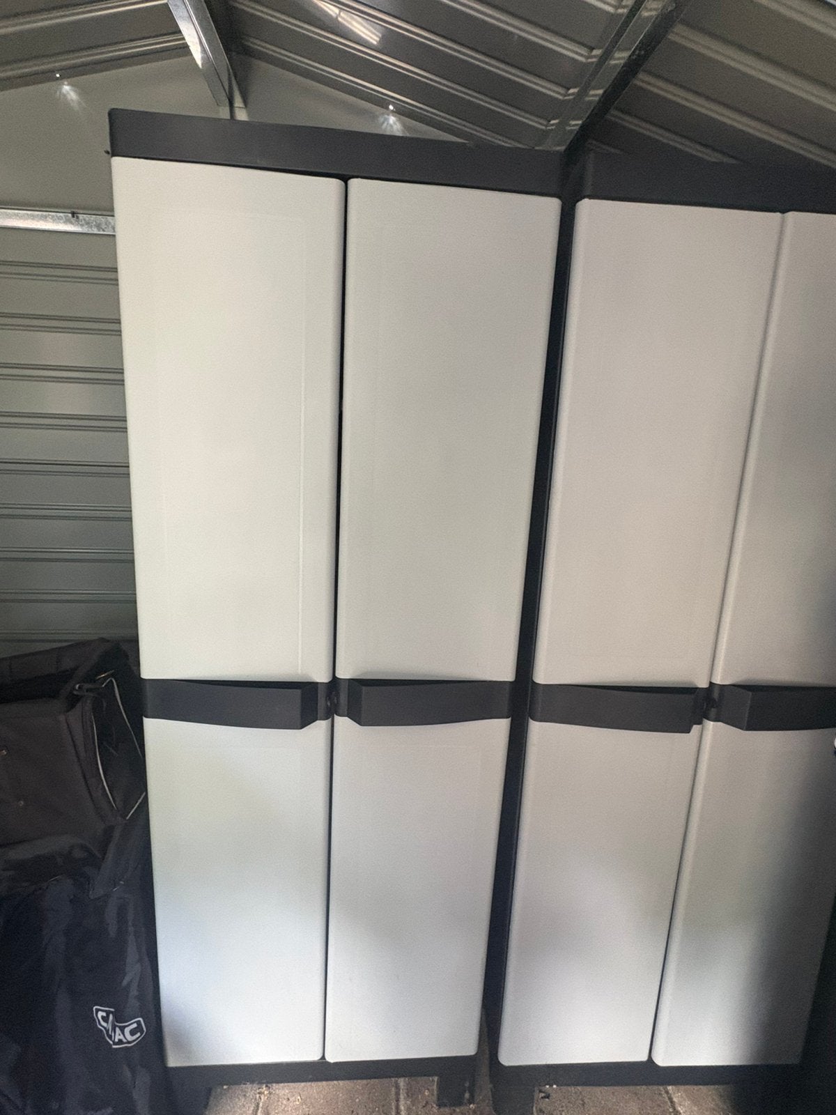 Sencys hoge kast donkergrijs 1 stuk, Ophalen, Zo goed als nieuw, 25 tot 50 cm, 50 tot 100 cm