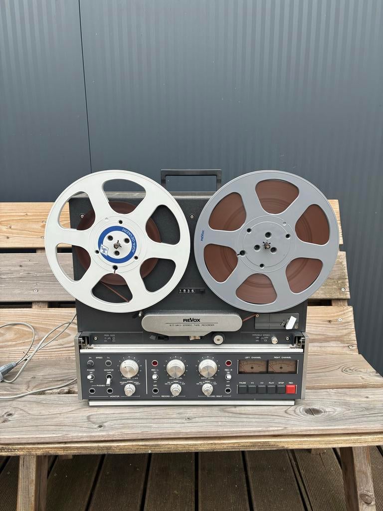 Revox B77 Bandrecorder - Perfecte staat, gereviseerd, Audio, Tv en Foto, Bandrecorders, Ophalen of Verzenden, Bandrecorder, Met banden