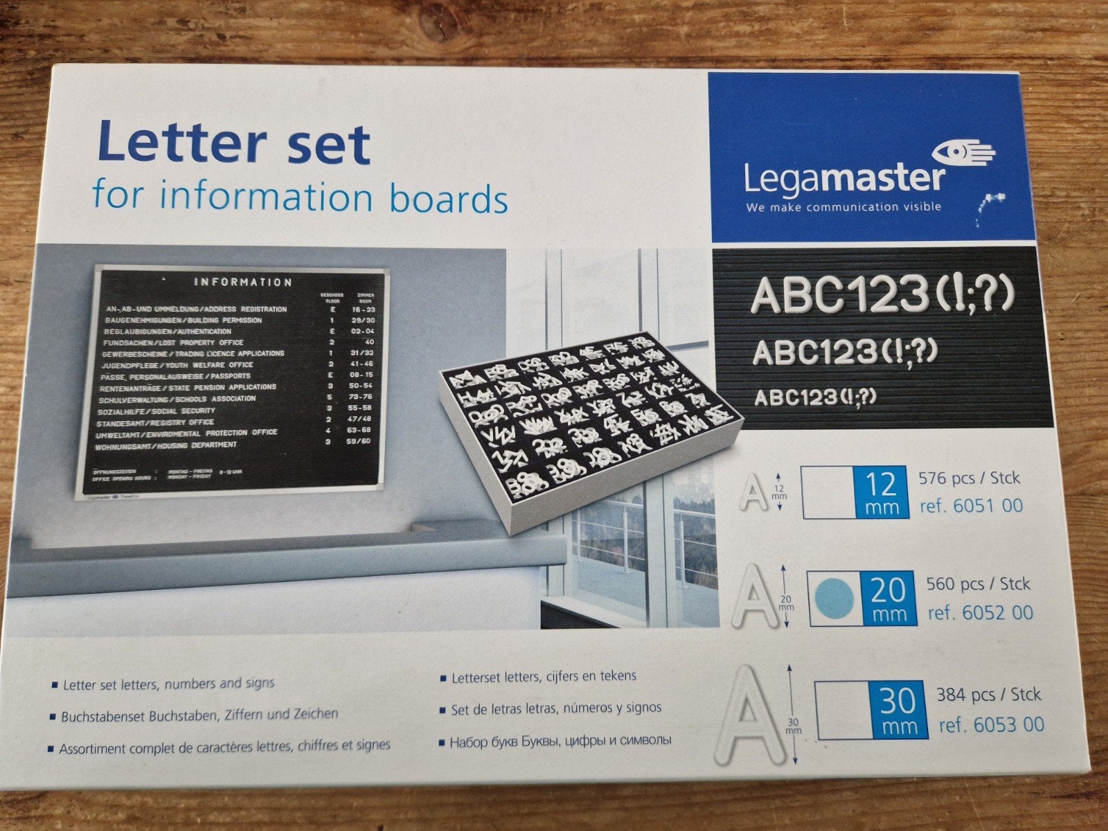 Legamaster letter set, Ophalen of Verzenden