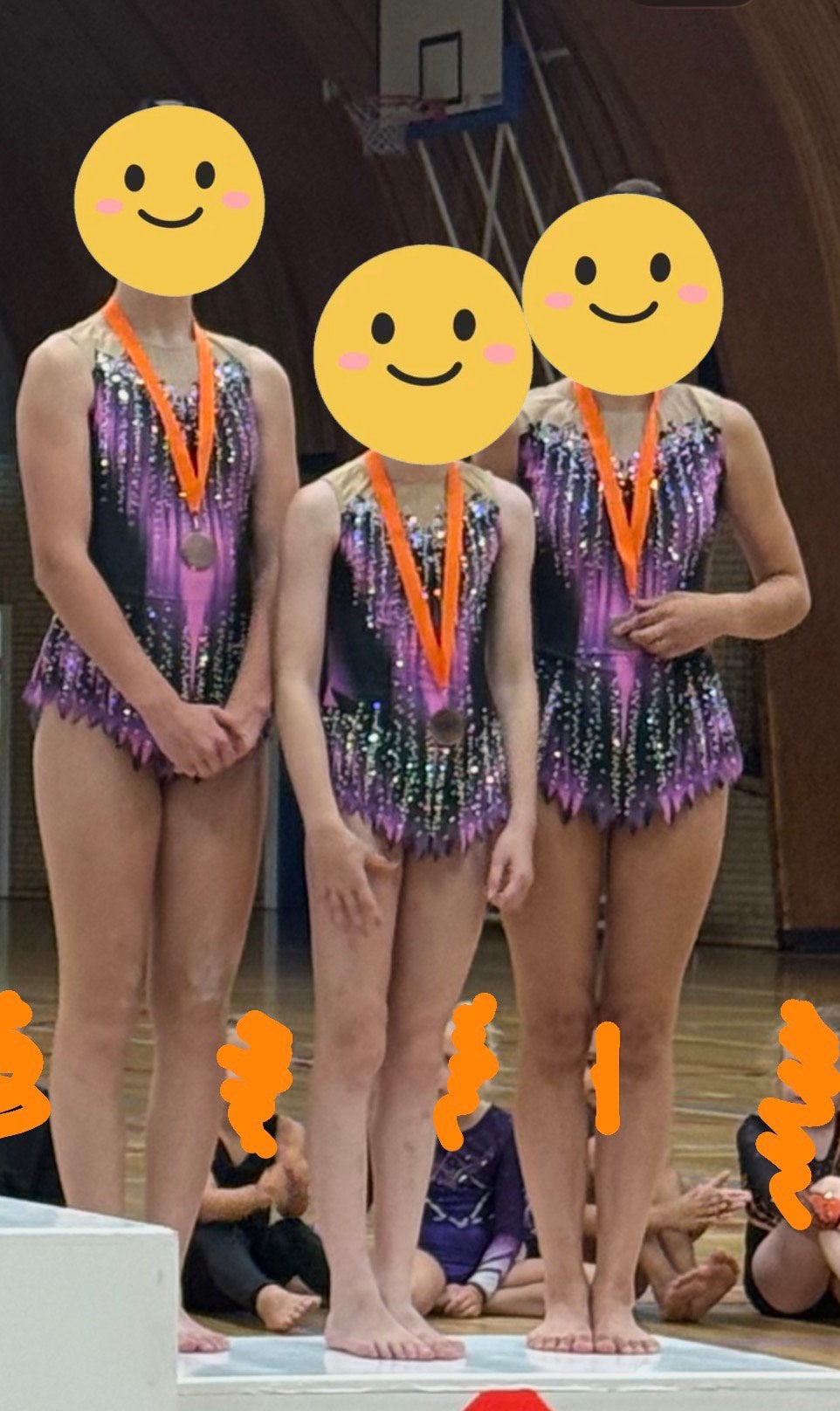 Acrogym wedstrijdpakjes zgan maat 14, 10, 8, Meerkleurig, Ophalen of Verzenden, Zo goed als nieuw, Turnpak(je)