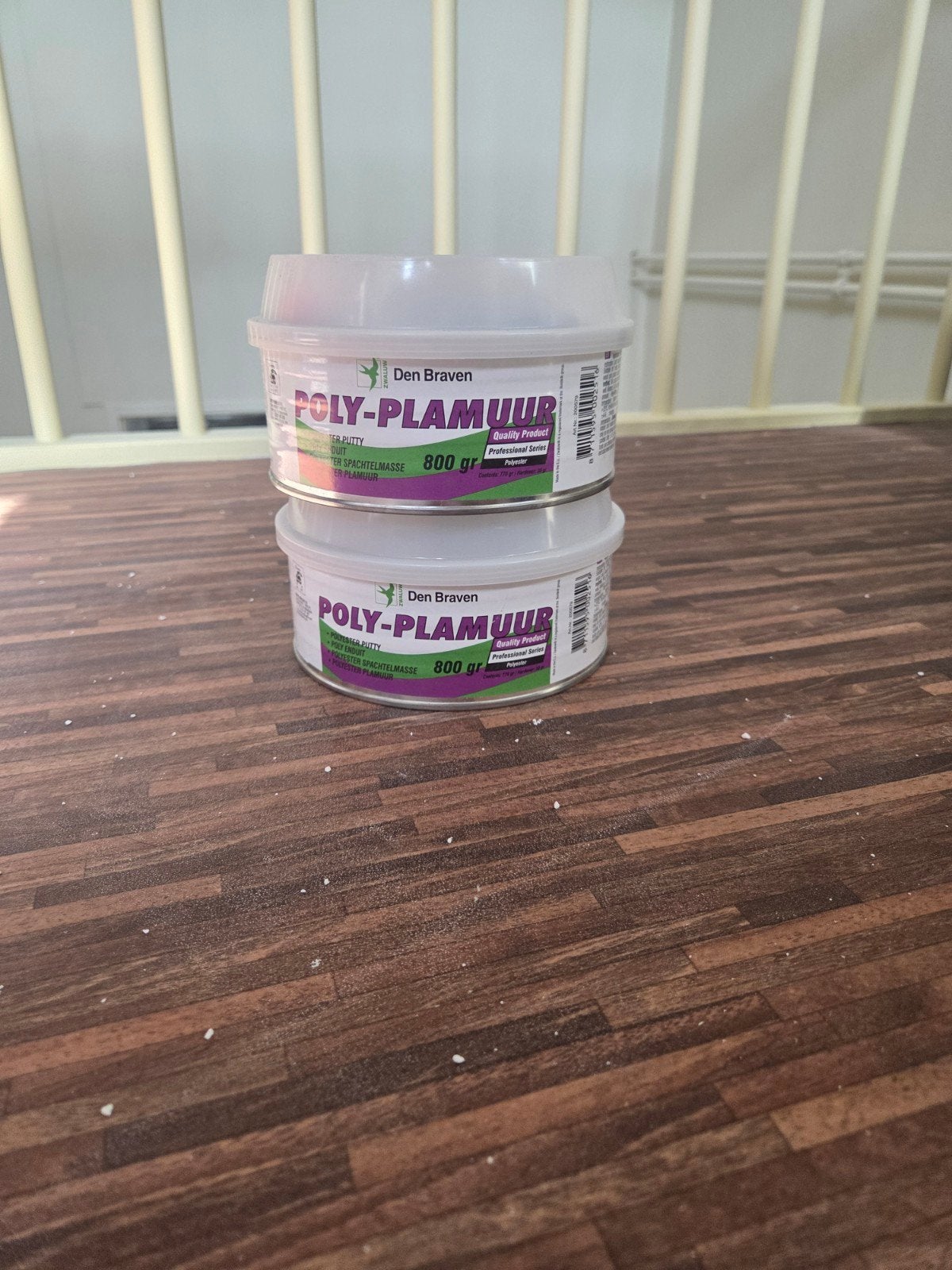 2x Zwaluw Poly Plamuur 800 gr - Ongeopend, Ophalen of Verzenden