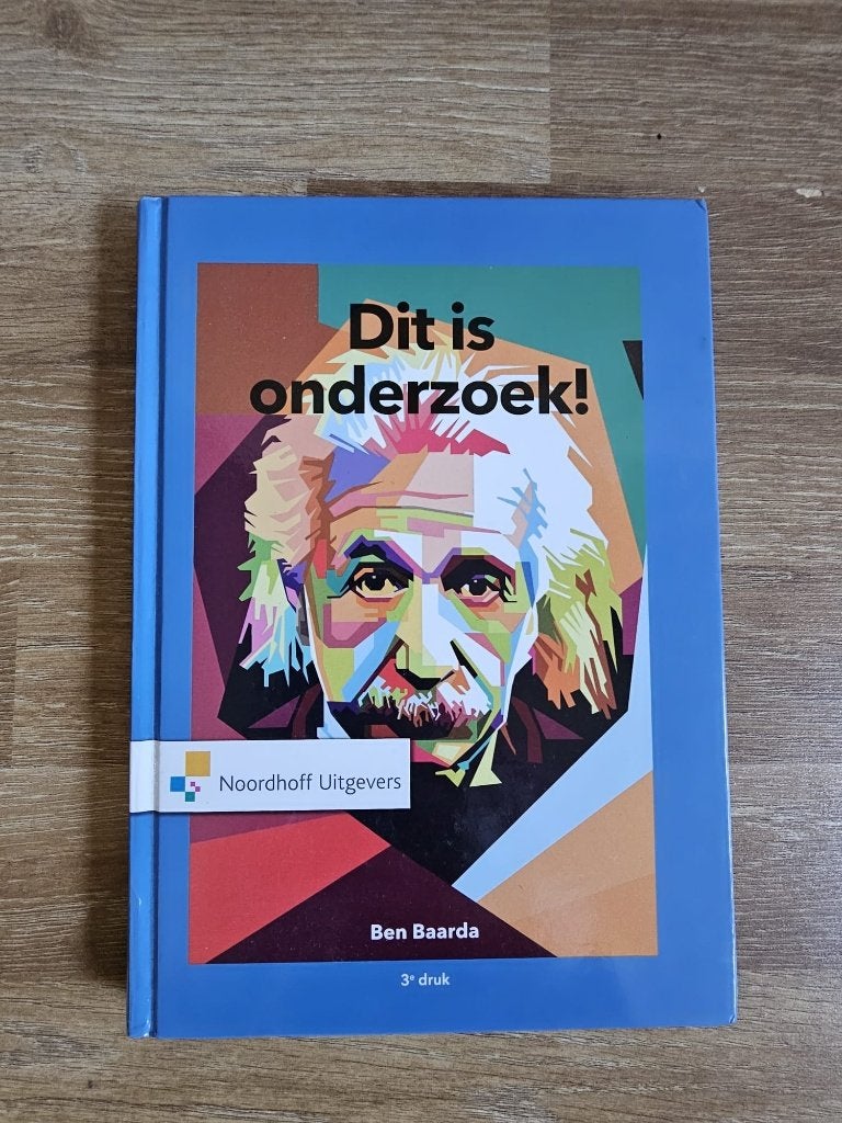 Dit is onderzoek! 3e druk, Boeken, Zo goed als nieuw, Noordhoff Uitgevers, Alpha, HBO
