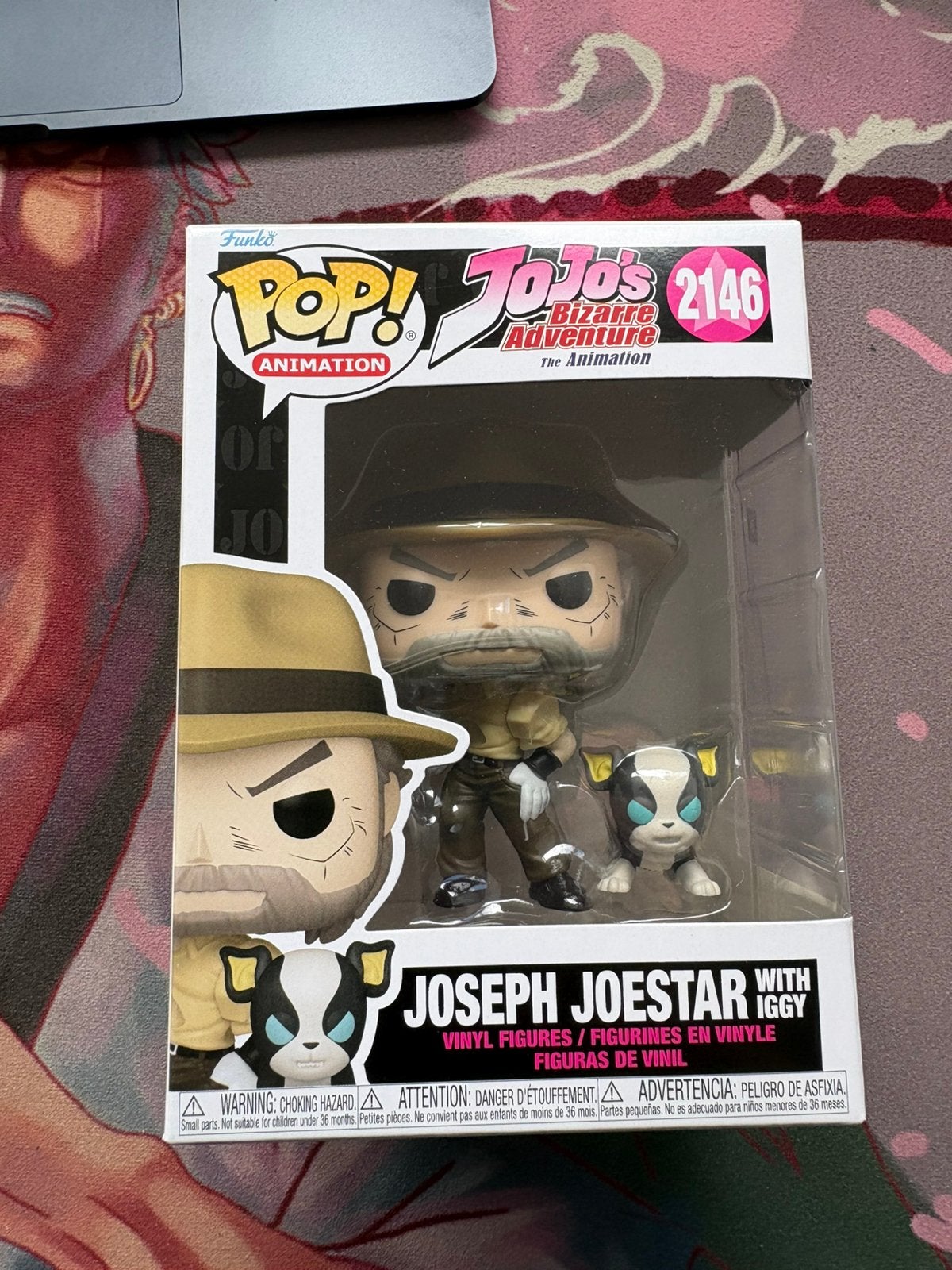 Joseph Joestar with Iggy Funko Pop! #2146, Funko Europe, Supportmea@funko.com, Nieuw, Ophalen of Verzenden
