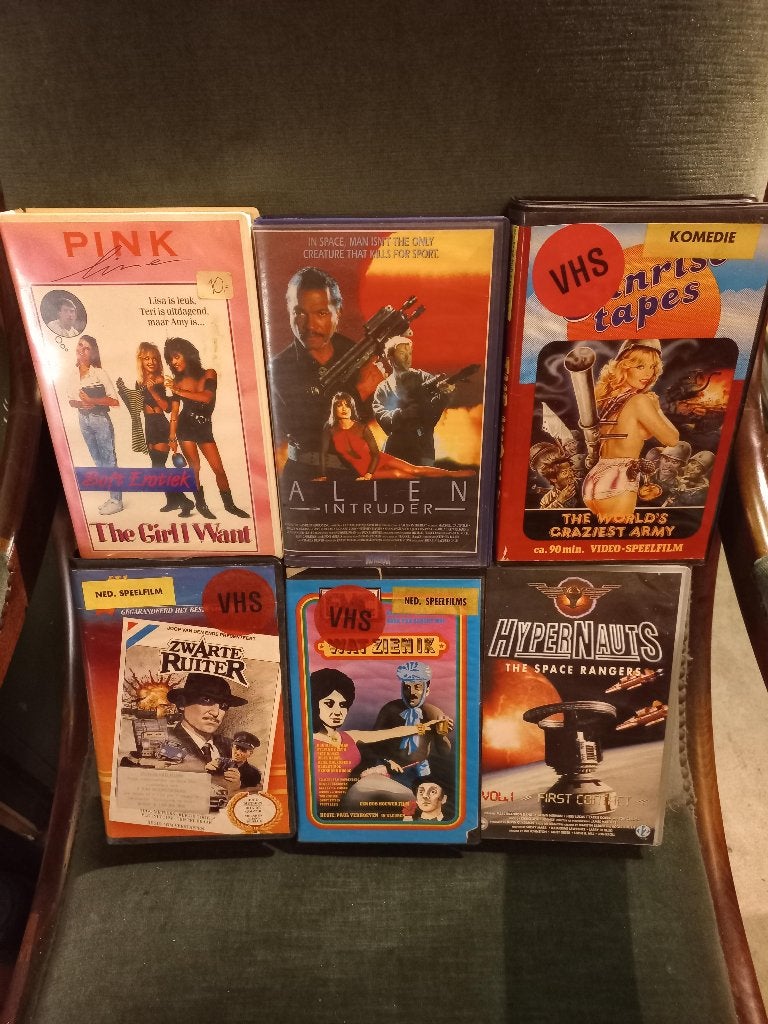 Oude VHS Ex-Rental Video Tapes ; Obscure Films! CULT PULP, Gebruikt, Overige genres, Ophalen of Verzenden, VHS