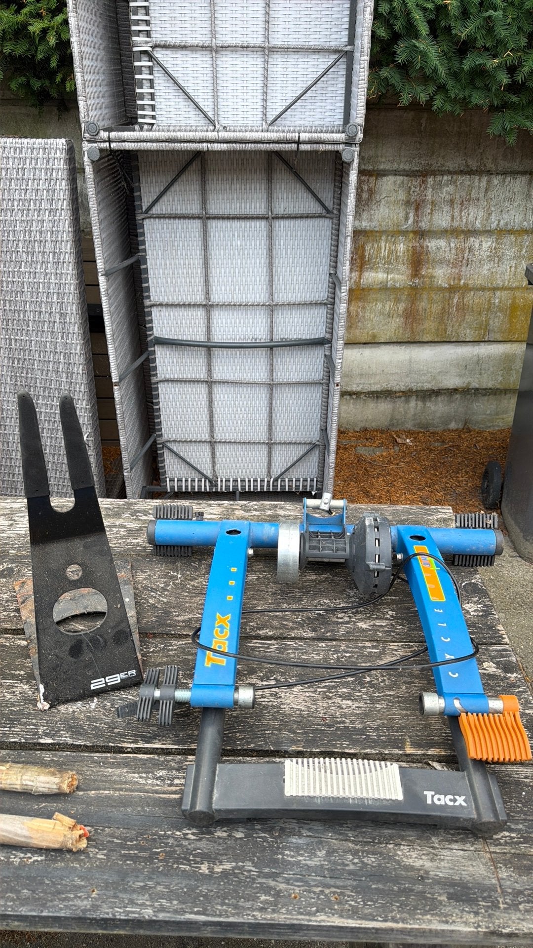 Tacx + plus standaard, Ophalen, Gebruikt