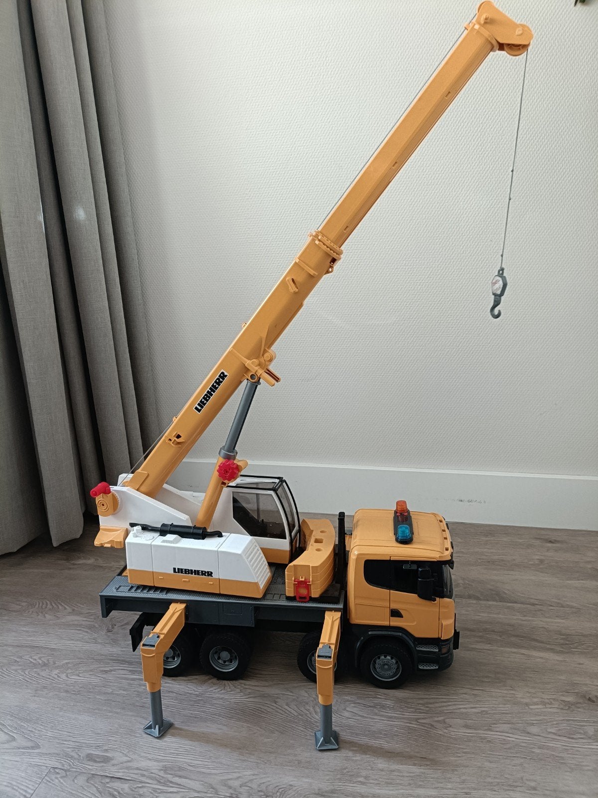 Bruder Scania Liebherr Kraanwagen / Hijskraan, Ophalen of Verzenden, Gebruikt