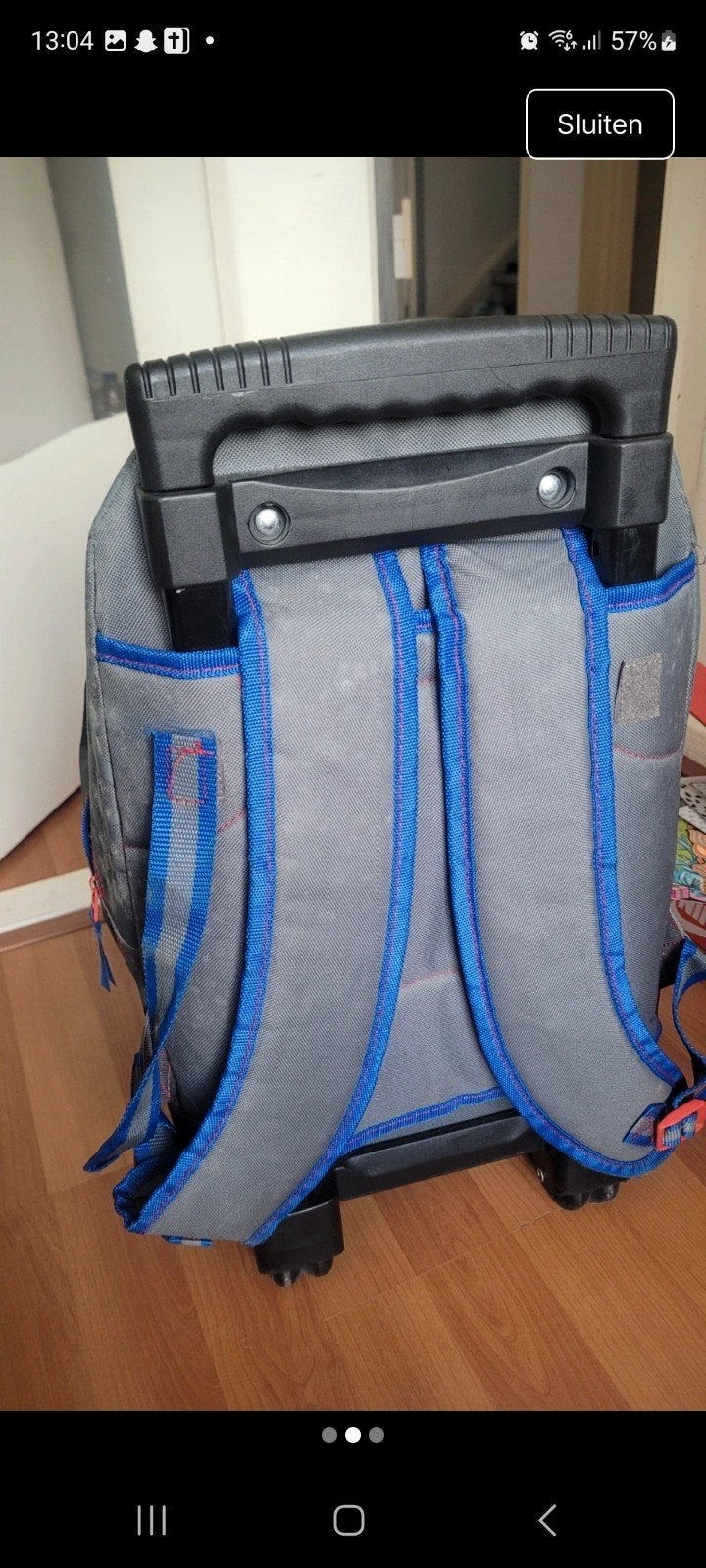 Pokémon Pikachu Rolkoffer, Rugtas, 40 tot 50 cm, Ophalen of Verzenden, Grijs