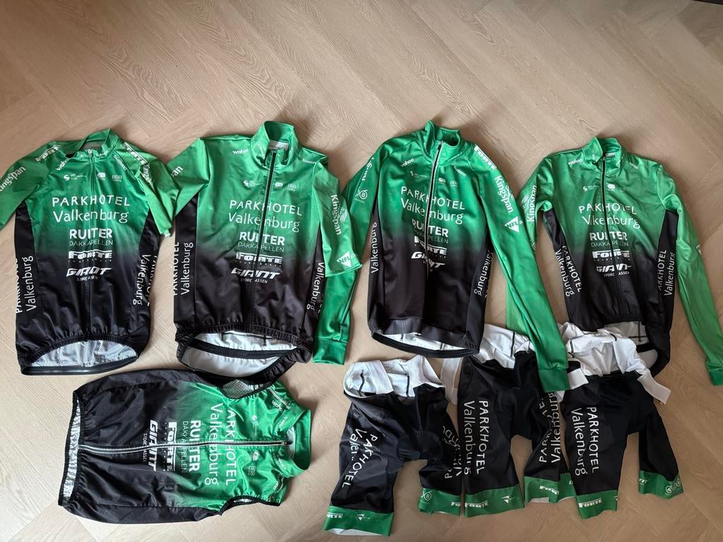 Parkhotel Valkenburg CT fietskleding maat M, Ophalen of Verzenden, Zo goed als nieuw, Bovenkleding, Heren