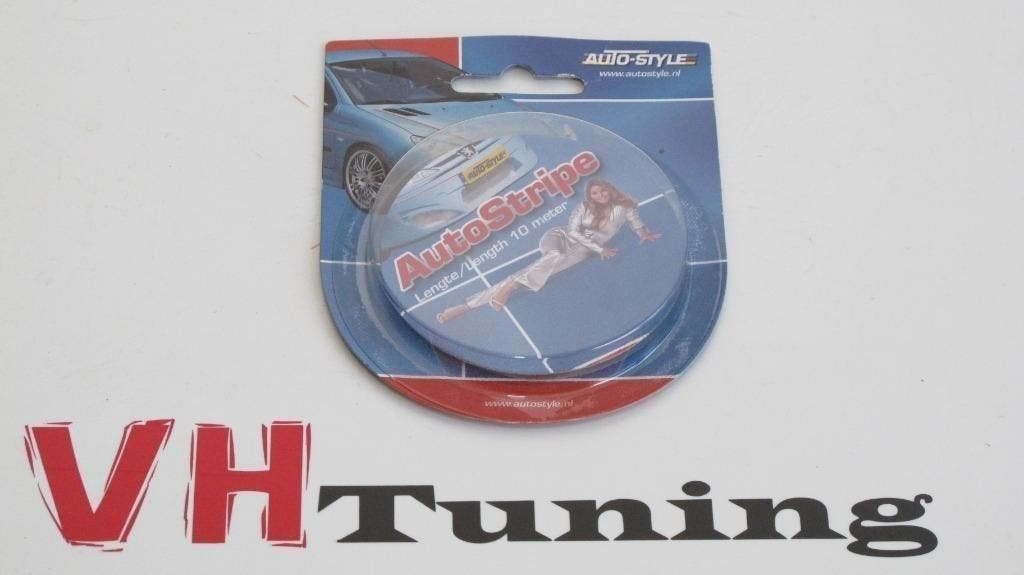 Autostyle SY C2009 Universele zelfklevende striping zilver, Auto diversen, Ophalen of Verzenden