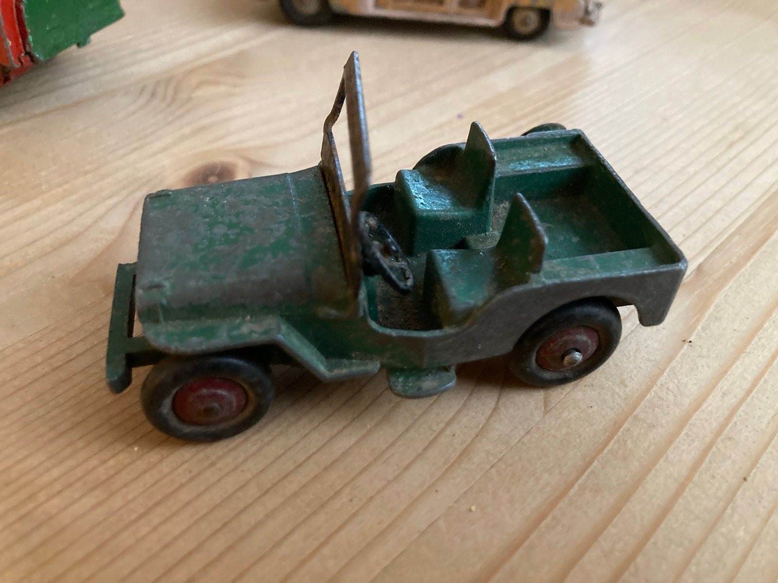 Dinky Toys Jeep 25Y - Vintage Speelgoedauto, Verzamelen, Ophalen of Verzenden, Gebruikt