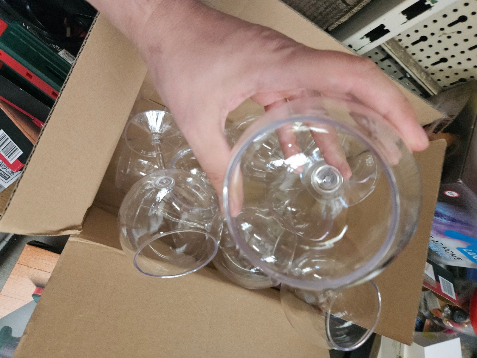 plastic wijnglazen nieuw, Ophalen, Nieuw