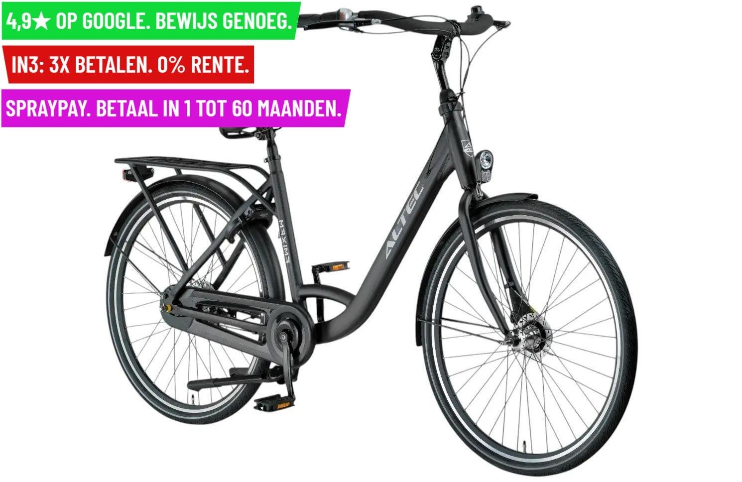 Altec Maxima Moederfiets N-7 Carbon Black 55cm, Overige merken, 9713 Bv Groningen, Nieuw, 56 cm of meer