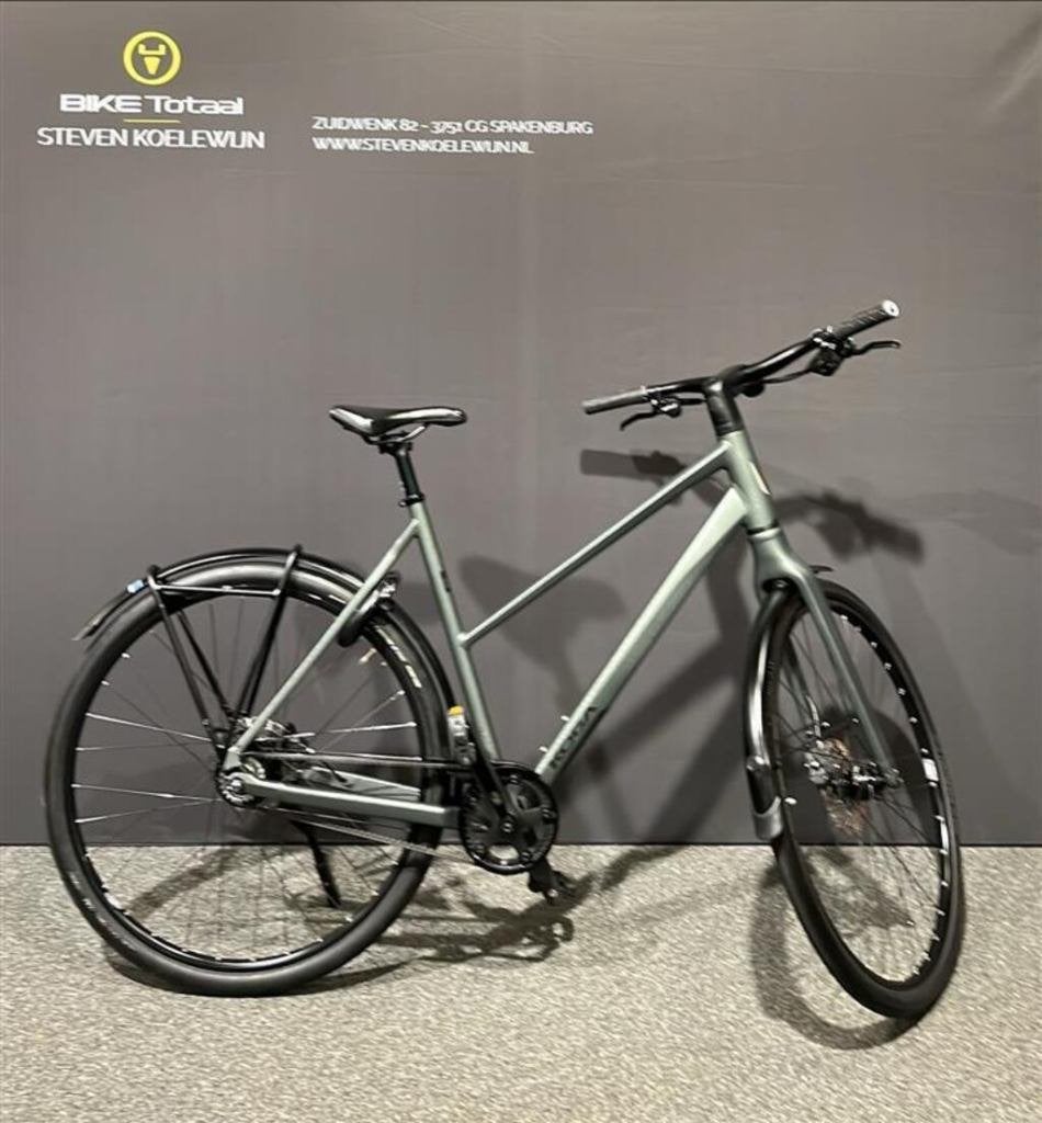 Koga Supermetro Mixed D56N8 Stadsfietsen moss matt 8 versn., Gebruikt, Versnellingen, 56 cm of meer, Ophalen