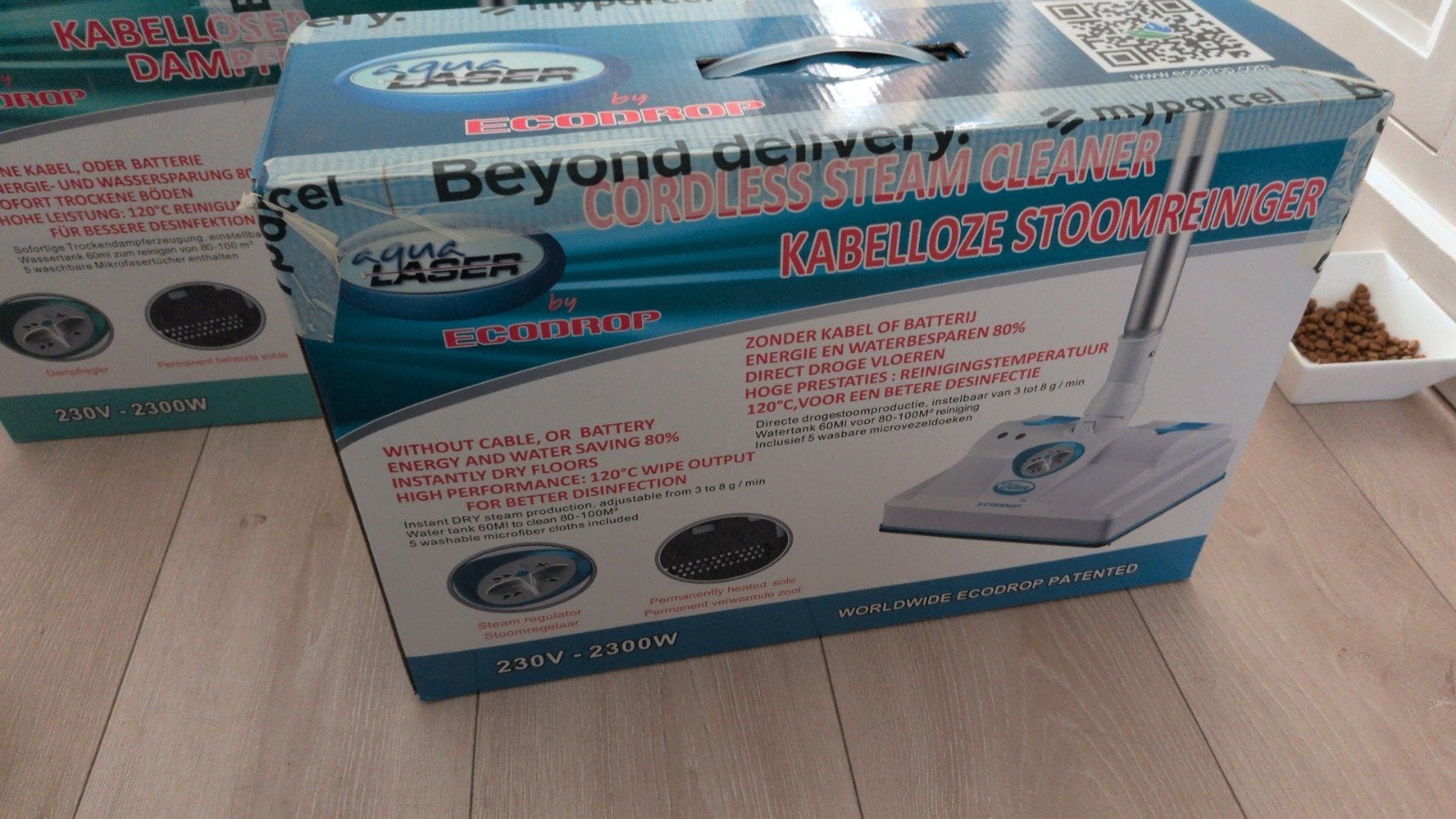 Aqua Laser Stoomreiniger voor vloeren - Nieuw in doos, Ophalen of Verzenden