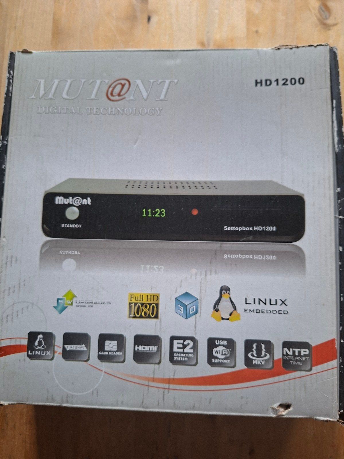 Mut@nt Settopbox HD1200 - Digitale ontvanger, Verzenden, Zo goed als nieuw, Decoder