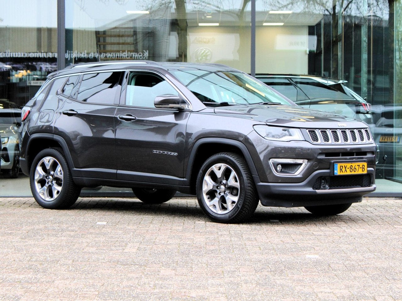 Jeep Compass 1.4 MultiAir Limited 4x4 Automaat | Navi / Clim, Auto's, Jeep, Automaat, 450 kg, Gebruikt, 4 cilinders