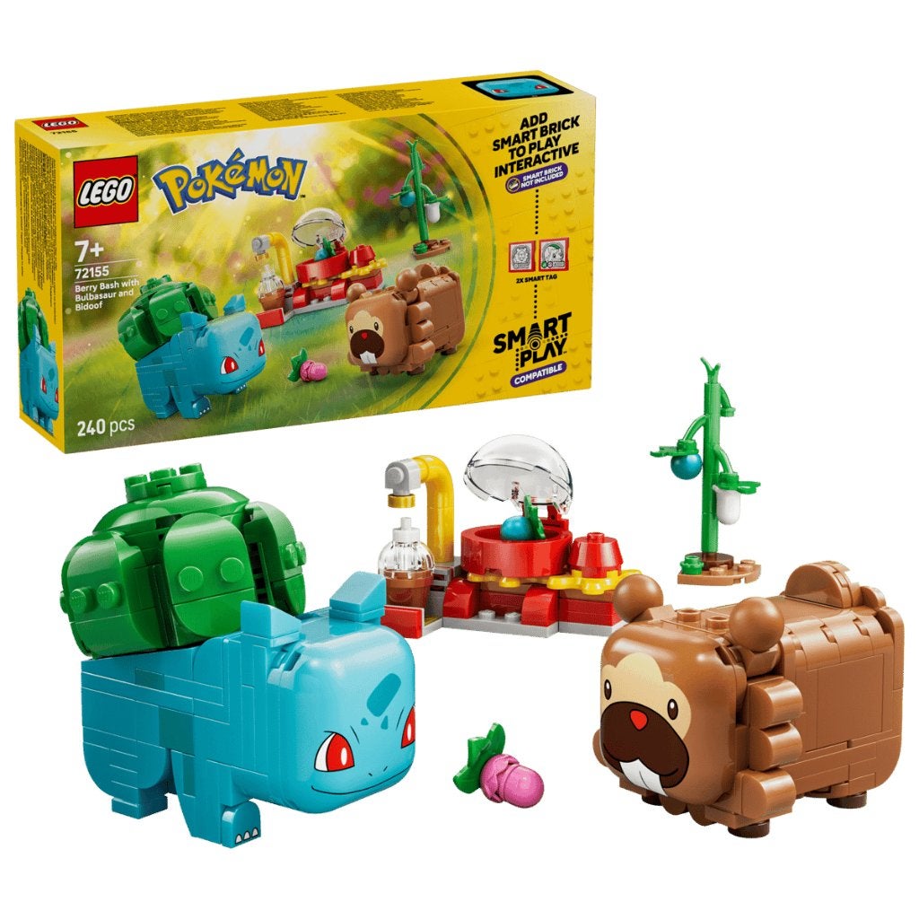 Lego 72155 pokemon Berry Bash with Bulbasaur and Bidoof, Lego, Nieuw, Ophalen of Verzenden, Complete set