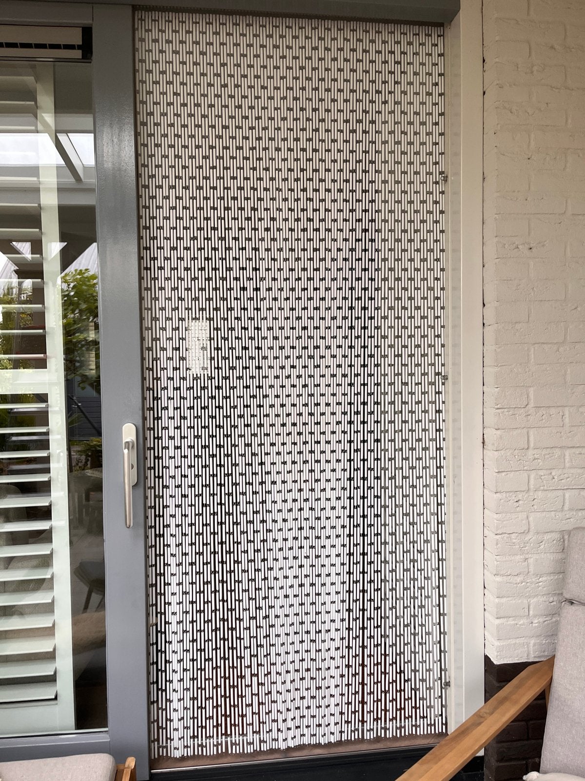 Vliegen hor kralen metaal plastic 1m bij 2m35, Ophalen, Zo goed als nieuw, Metaal, 120 cm of meer