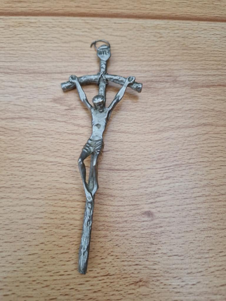 Kruisbeeld 13cm Jezus katholieke  religie, Ophalen of Verzenden, Zo goed als nieuw, Beeld(je), Christendom | Katholiek
