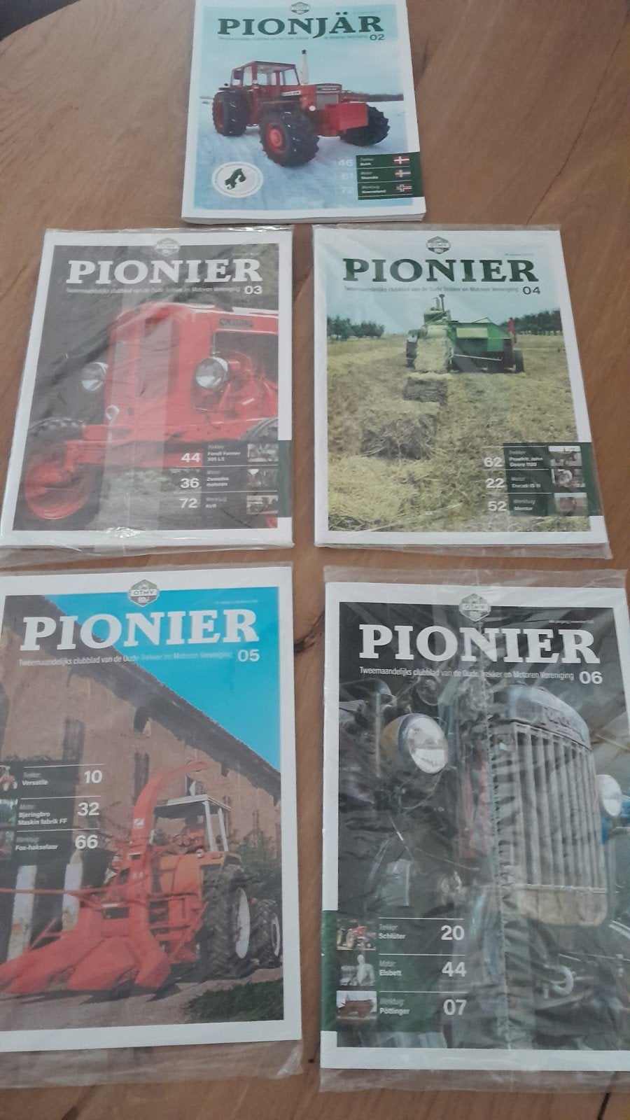 PIONIER Tijdschrift/clubblad, oude Trekker en Motoren, 5 st., Ophalen of Verzenden, 1980 tot heden, Tijdschrift