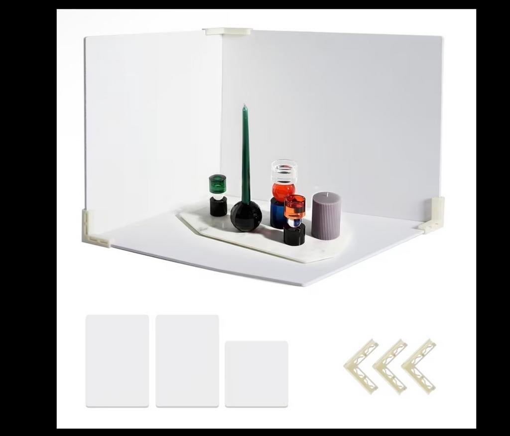 Fotostudio Achtergrond Set - Wit (30x30, 30x40cm), Audio, Tv en Foto, Fotografie | Fotostudio en Toebehoren, Ophalen of Verzenden