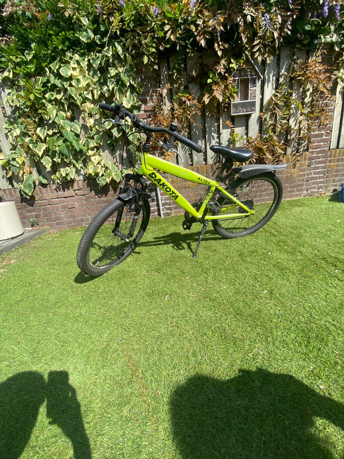 Altec Dakota Mountainbike - Geel, Gebruikt, Velgrem, Versnellingen, Minder dan 49 cm