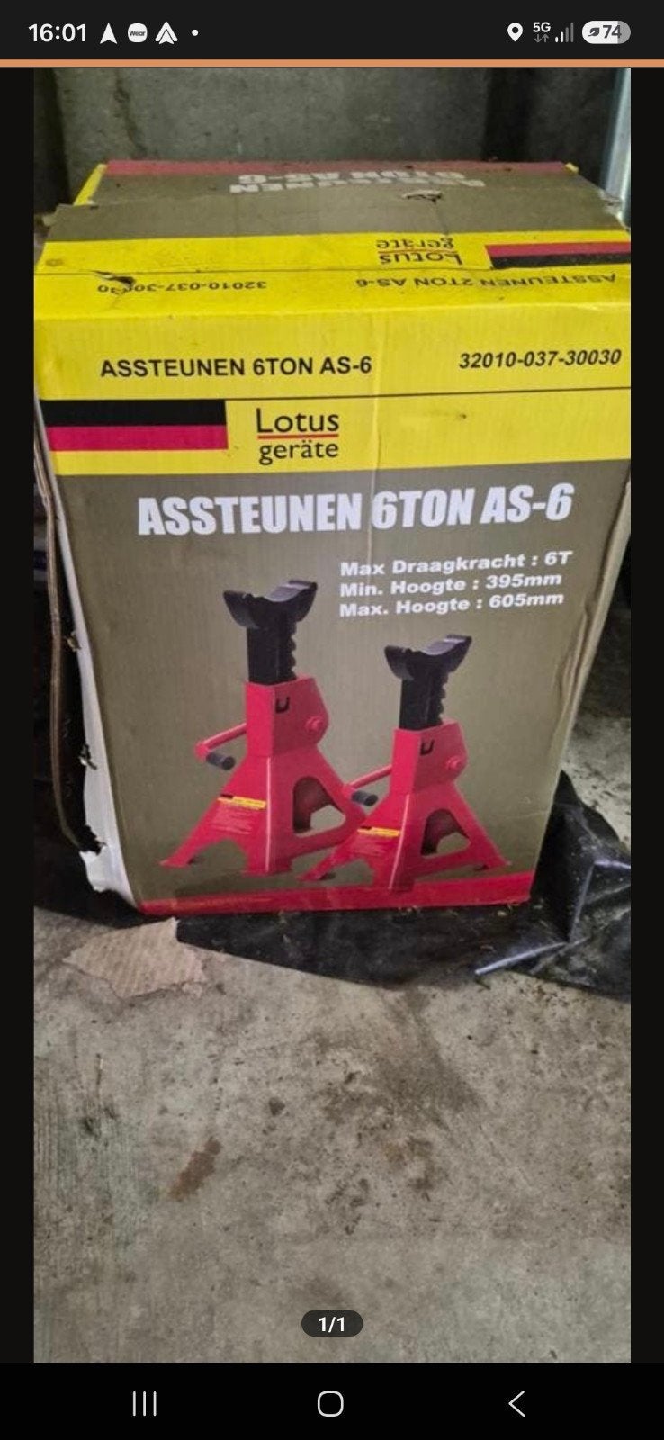 Lotus Assteunen 6 Ton AS-6 - Nieuw in doos, Auto diversen, Krikken, Ophalen of Verzenden