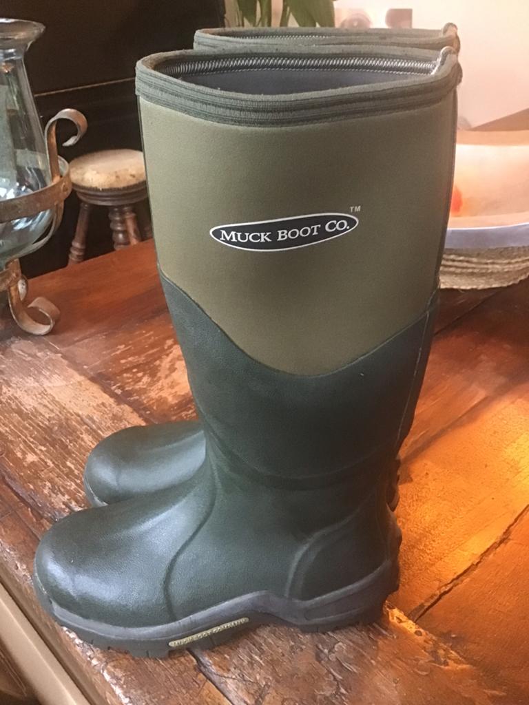 Dameslaarzen Outdoor/Jacht., Kleding | Dames, Ophalen of Verzenden, Groen, Regenlaarzen, Zo goed als nieuw