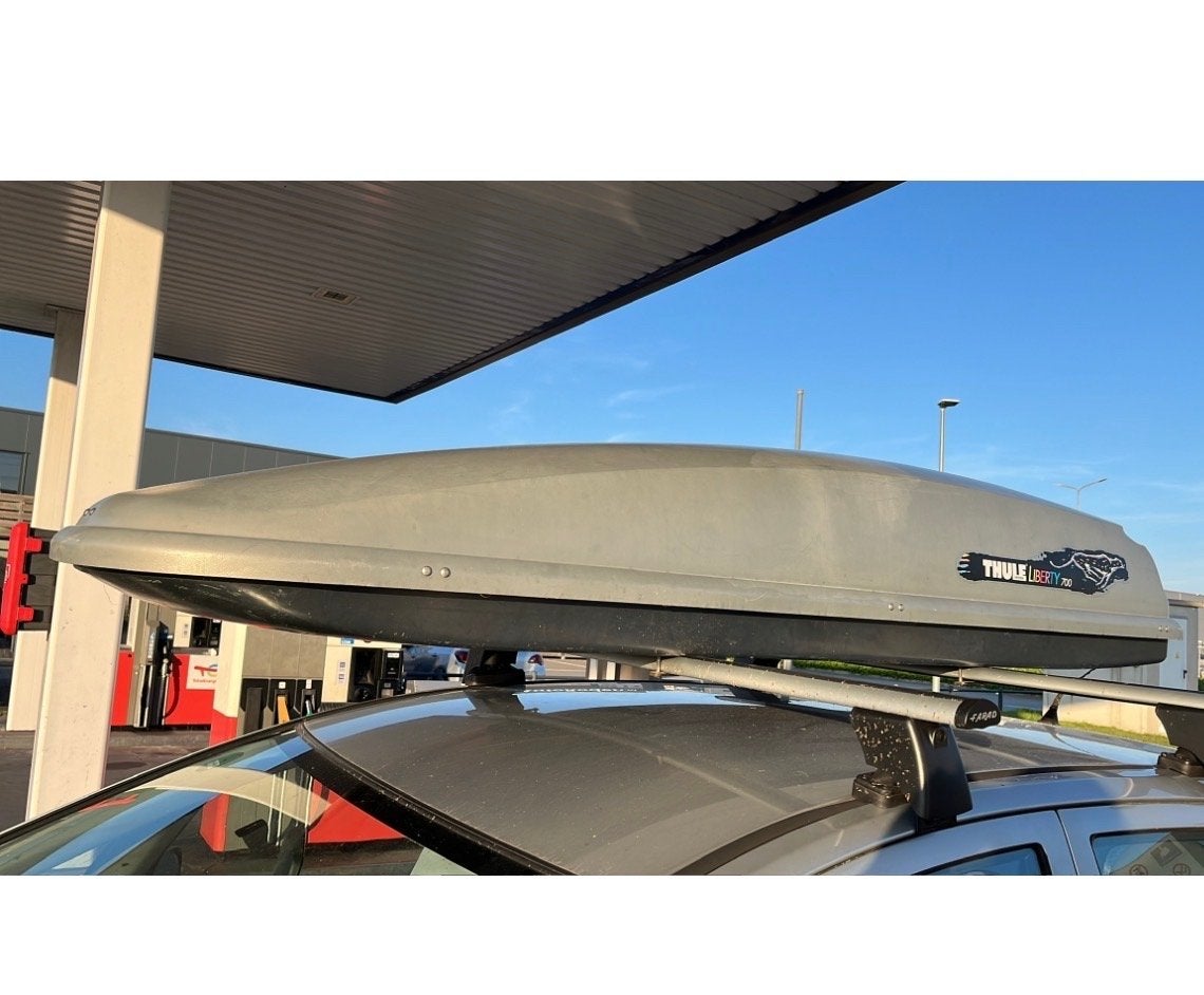 Dakkoffer Thule Liberty 700 - Inclusief beide sleutels, Auto diversen, Dakkoffers, Ophalen, Gebruikt