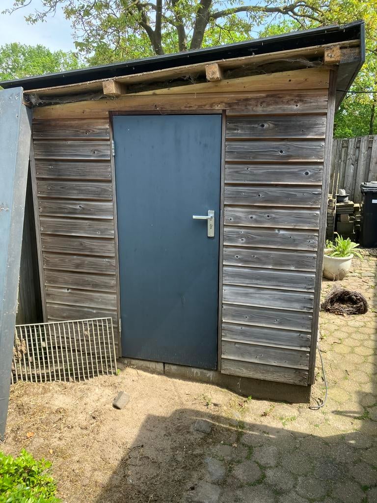 Vogelkooi met ren, Ophalen, Zo goed als nieuw, Hout, Vogelkooi