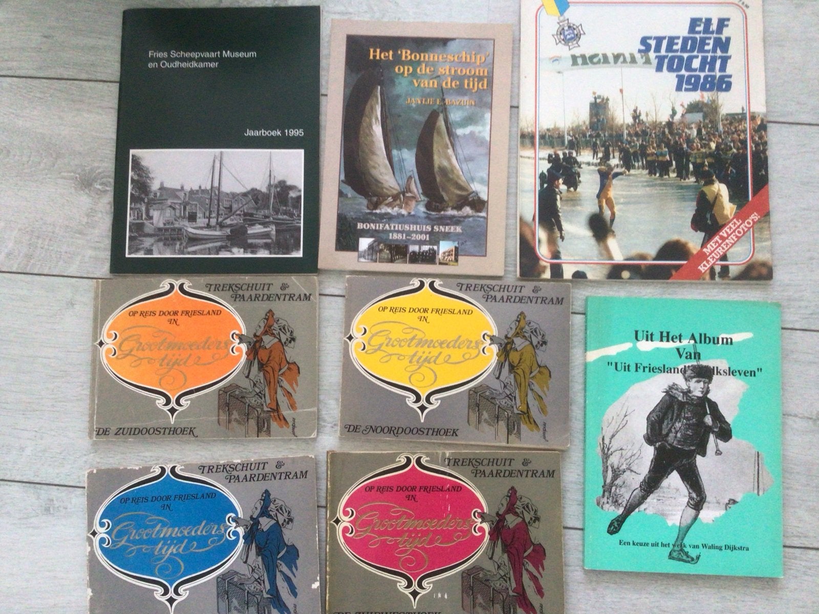Diverse antieke boeken over Friesland en Sneek, Ophalen of Verzenden, Zo goed als nieuw