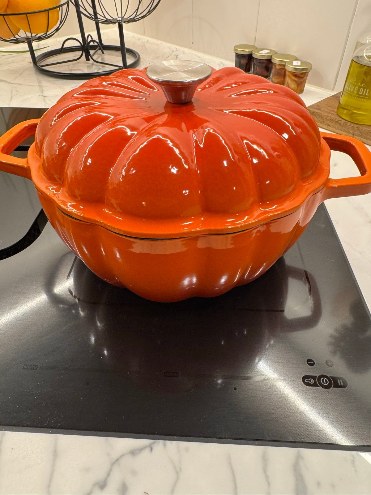 Pompoen pan, Nieuw, Overige merken, Braadpan, Gietijzer
