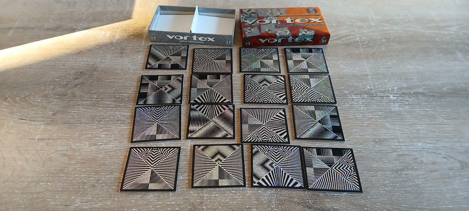 Vortex Optische Illusie puzzel professor McBrain's Zany, Ophalen of Verzenden, Minder dan 500 stukjes, Zo goed als nieuw, Overige typen