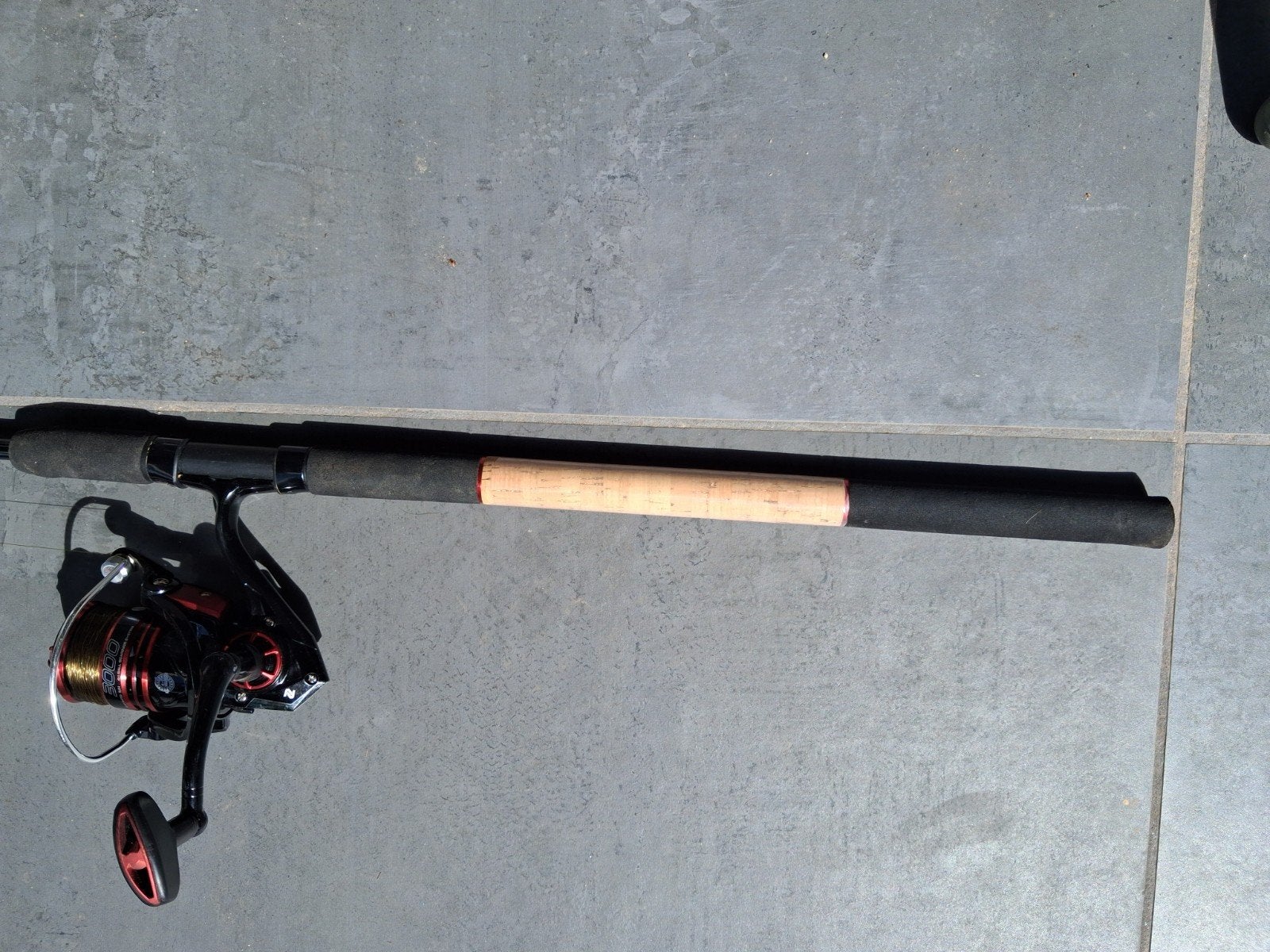 Feeder vishengel met lijn - Zo goed als nieuw, Ophalen, Zo goed als nieuw, Complete hengel