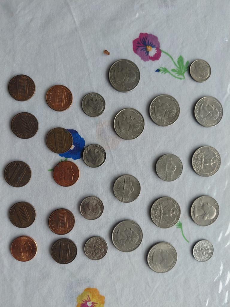 Vintage Amerikaanse munten - $3 aan diverse oude munten, Postzegels en Munten, Munten | Amerika, Ophalen of Verzenden, Noord-Amerika