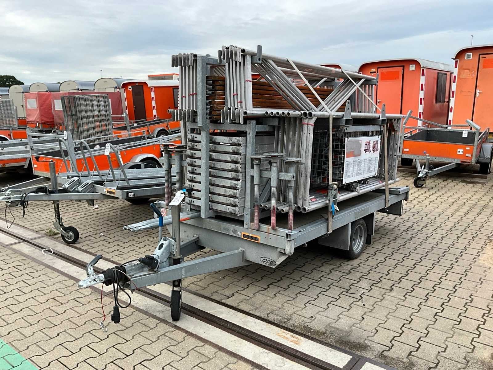 2015 Atec PL1 Gevelsteiger aanhangwagen, Gebruikt