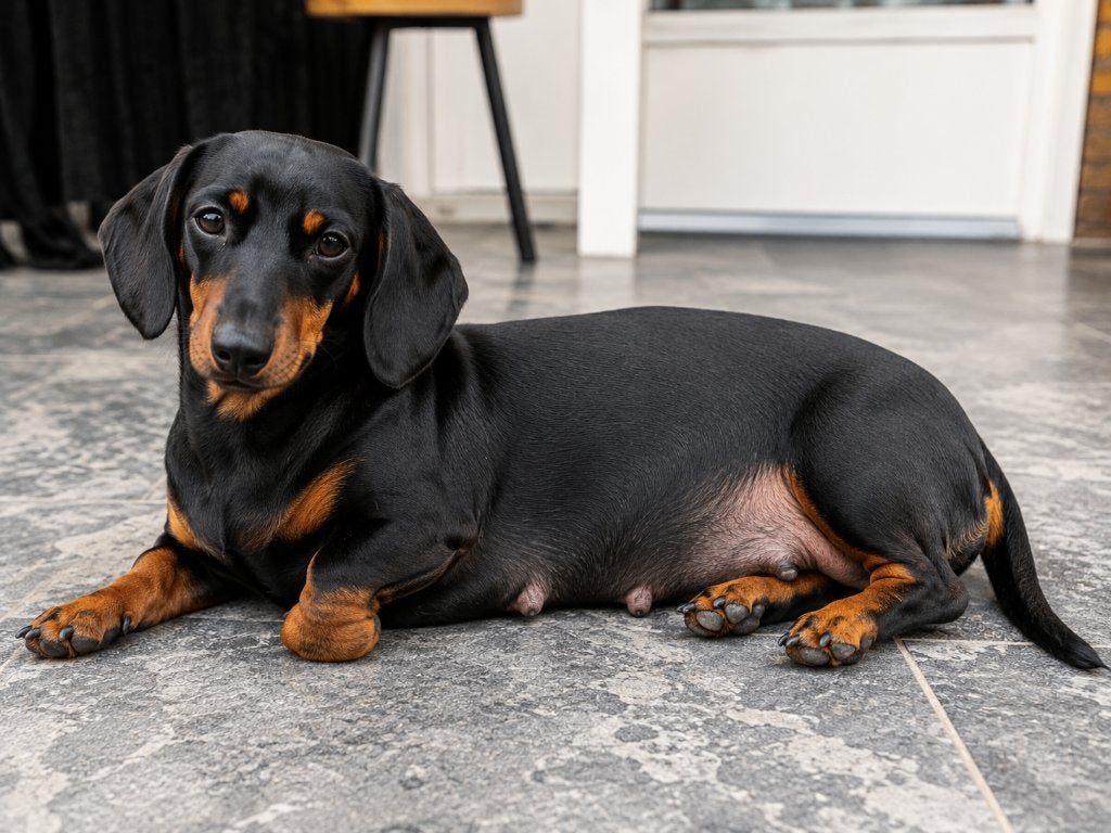 Prachtige Kaninchen x dwergteckel pups Bleu merle Black tan, Dieren en Toebehoren, Honden | Teckels en Dashonden, Parvo, 8 tot 15 weken