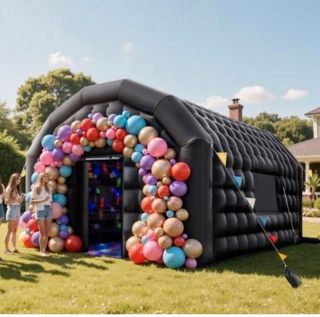 Opblaasbare partytent nachtclub, Hobby en Vrije tijd, Feestartikelen | Verhuur, Ophalen, Zo goed als nieuw, Verjaardag