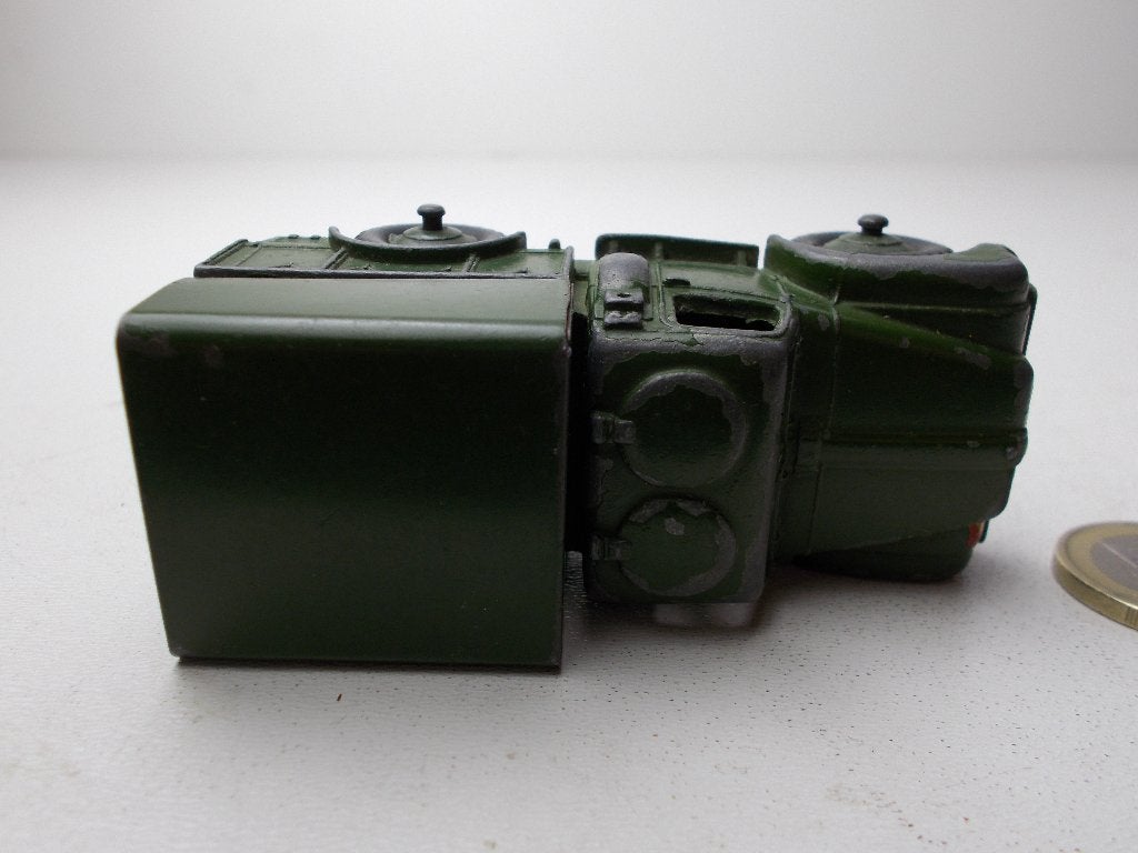 1954 Dinky Toys 641 ARMY 1 TON CARGO TRUCK + HUIF + DRIVER!, Ophalen of Verzenden, Gebruikt, Bus of Vrachtwagen, Dinky Toys