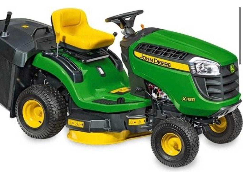 John deere x115r, Ophalen