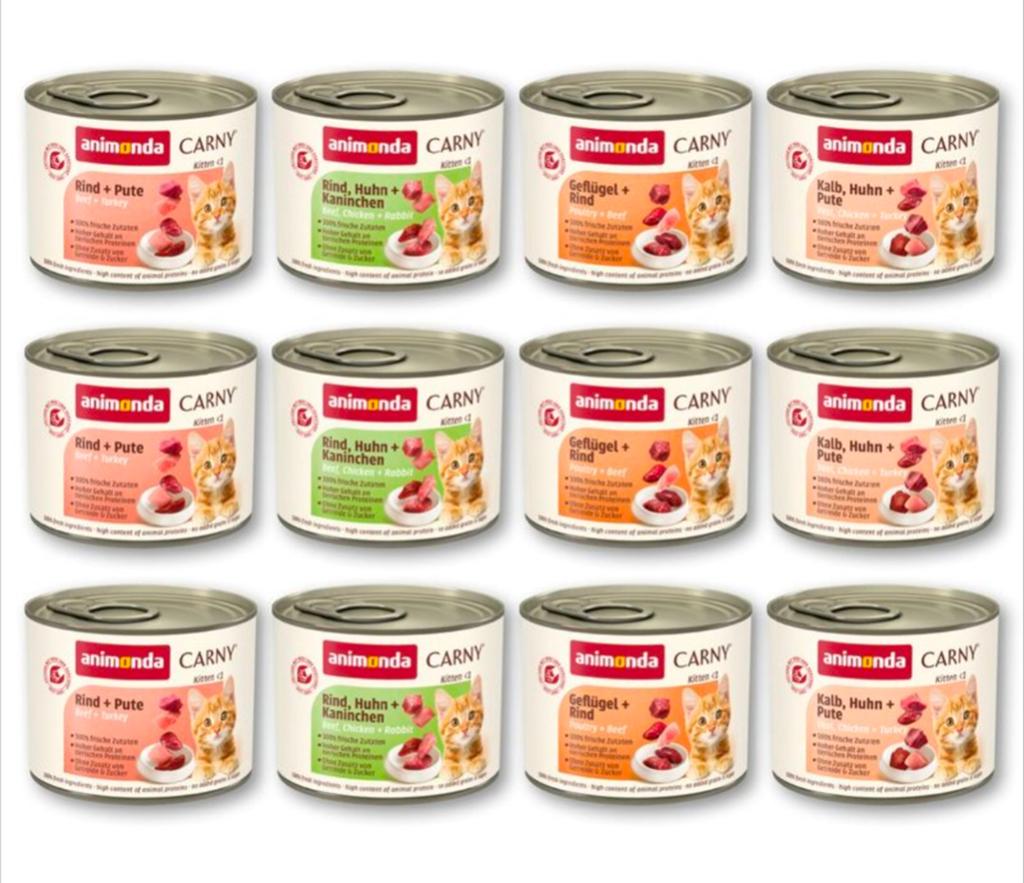 Kitten Natvoer  24 x 200g, Dieren en Toebehoren, Dierenvoeding, Ophalen, Kat
