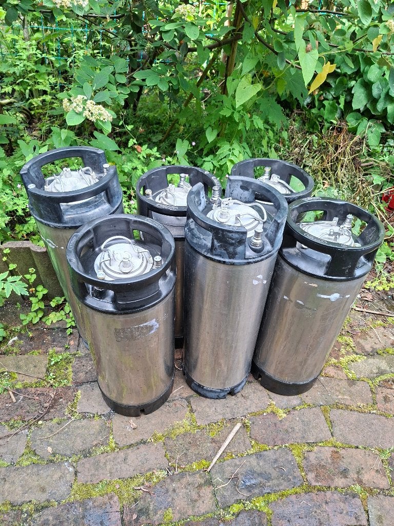 Soda kegs 19L 6 stuks, Ophalen, Gebruikt