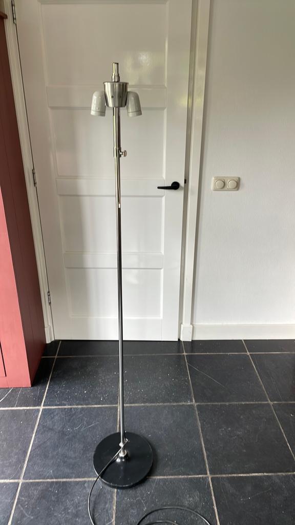 Hagoort staande lamp retro, Ophalen, Gebruikt, Metaal, 150 tot 200 cm