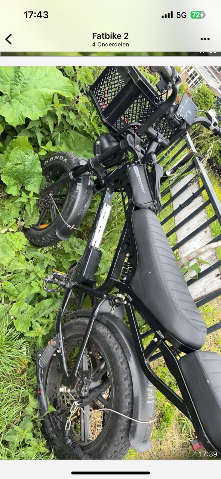 FATBIKE V20 GESTOLEN BELONING €100, Fietsen en Brommers, Elektrische fietsen, 59 cm of meer, Ophalen, Zo goed als nieuw, Overige merken