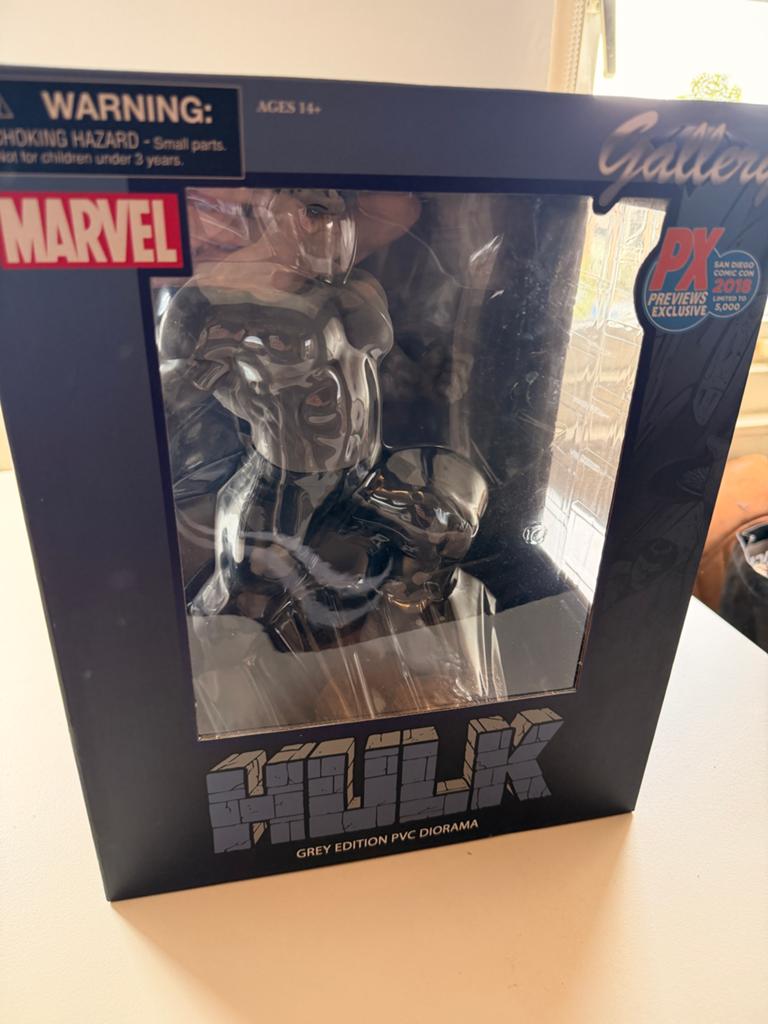 Hulk Gallery Grey Edition PVC Diorama - Limited 1/5000, Verzenden, Nieuw