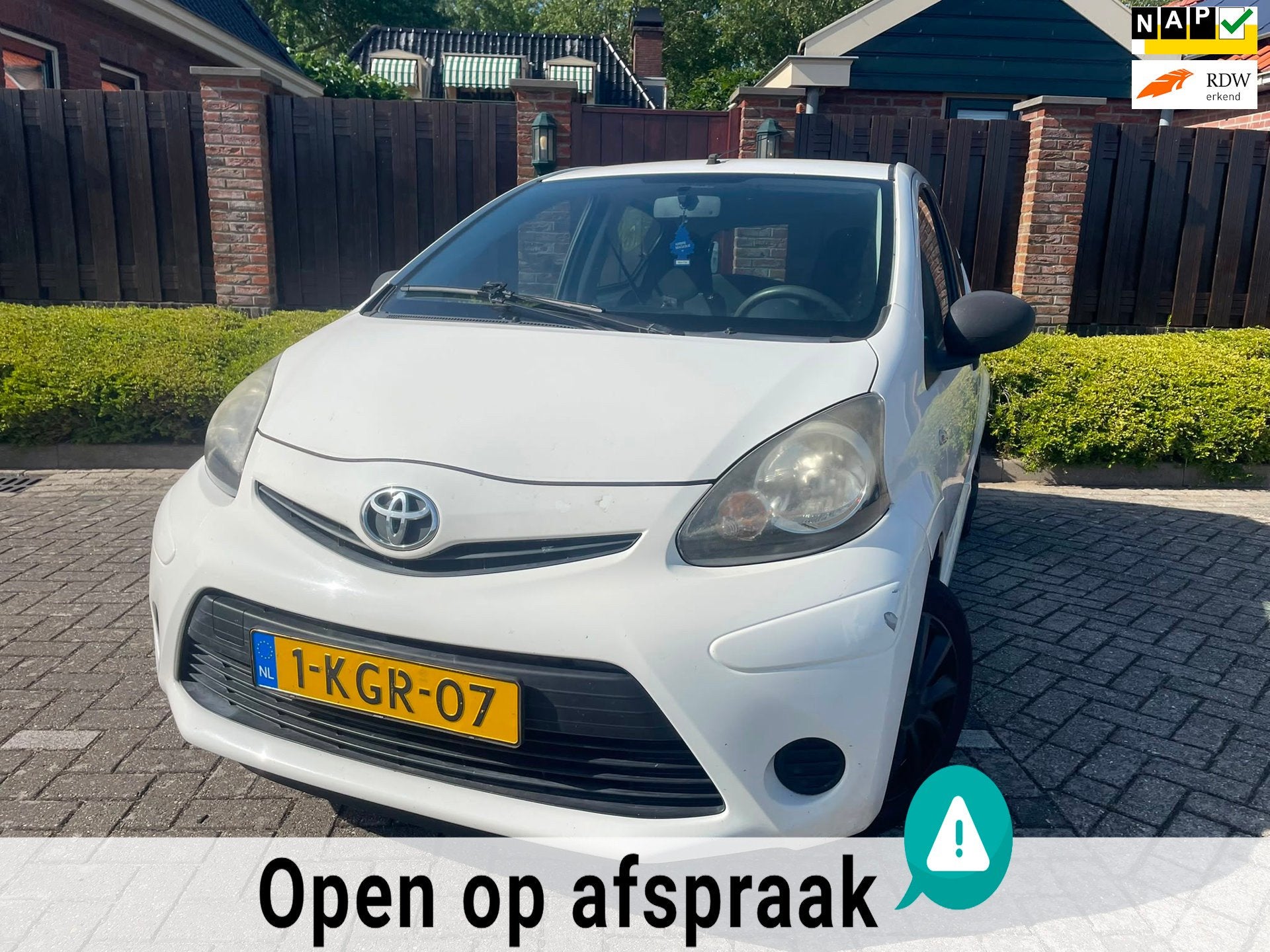 Toyota Aygo 1.0 VVT-i Access 5DRS SPORTIEF KARRETJE !, Euro 5, Stof, Gebruikt, Origineel Nederlands
