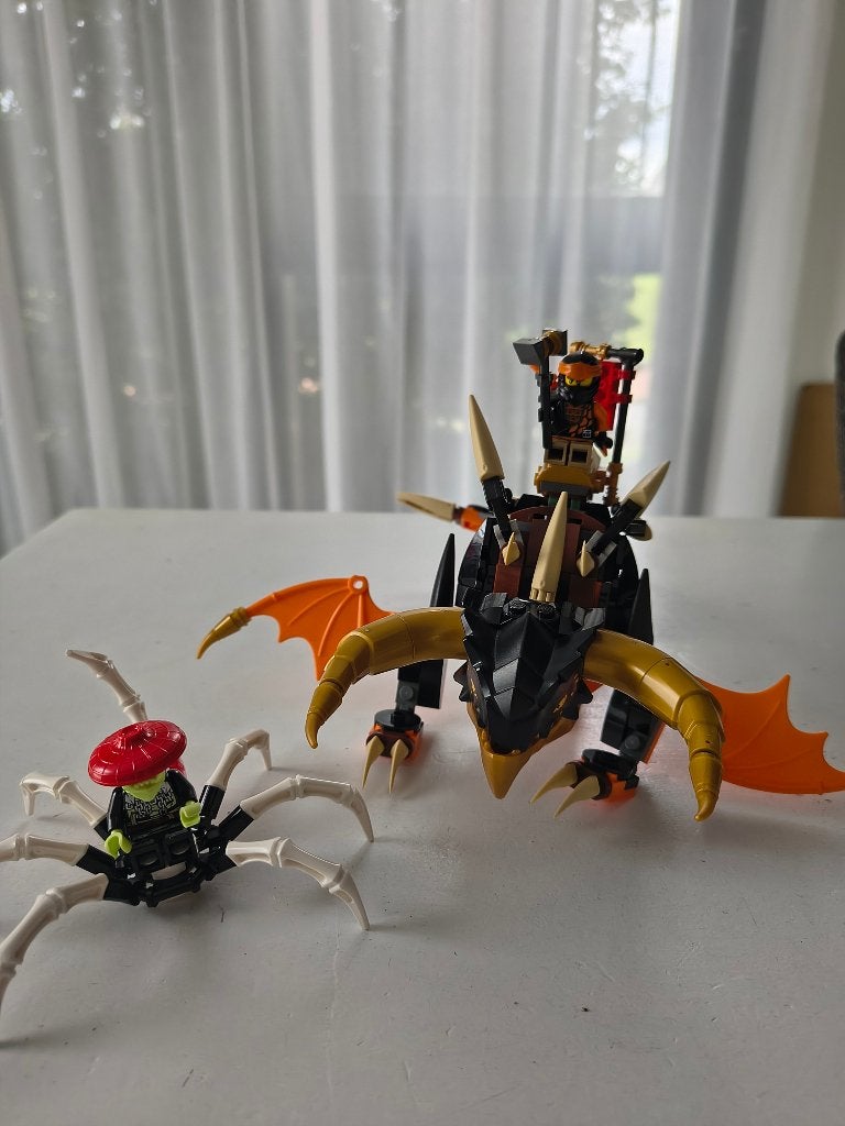 Lego Ninjago 71782 Cole's Drakenrijder (complete set), Compleet, Gebruikt, Lego, Ophalen of Verzenden